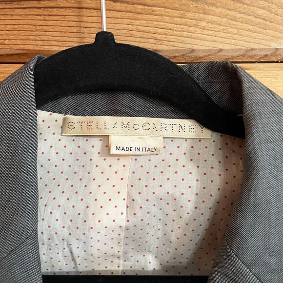 Stella McCartney Gray One Button Blazer Size 40 - Picture 3 of 11